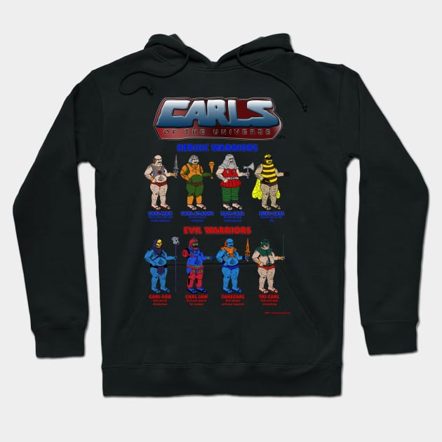 Carls of the Universe, Wave 1 Hoodie by TheDreamComparison